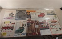 Vintage Car Magazine Advertisements Incl. Shell