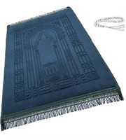 Prayer Rug Muslim Mat Islamic - Thick Large