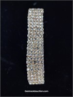 Stretch Rhinestone Bracelet-Stones All there-Back