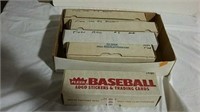 5 boxes of Fleer baseball cards 1988 to 1990