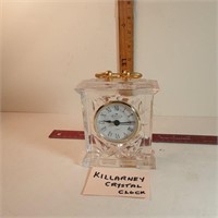 Kilarney Crystal clock