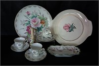 Assorted Vintage Rose Floral Porcelain