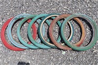 7 Colored Tires - 20"