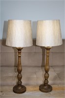 Lamps (2) 26"