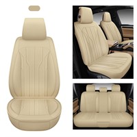 AOOG Leather Car Seat Covers, Leatherette Automoti