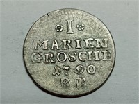 OF) 1790 Silver Mariengroschen Lippe-Detmold