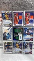 9 high end auto & patch cards