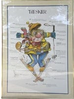 The Skier Vintage Wall Art