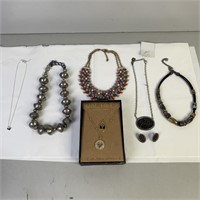 6- Necklaces & Pair of Earrings