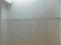 Assorted size wire shelves