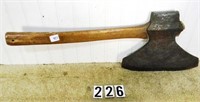 Unsigned, 18th century right-hand side broad axe.