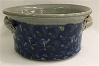 Blue Decorated Stoneware Bowl