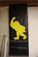 Herky Vinyl Banner