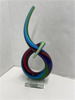 Murano Glass Sculpture, 12.5 "