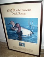 1985 North Carolina Duck Stamp Poster