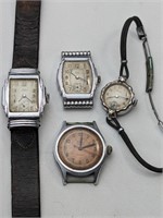 4 X ELCO WATCHES