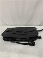 FAUX LEATHER CARRY BAG 19 x12IN