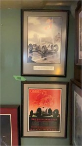 German racer framed prints