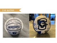 Autographed Creighton Basketball and Volleyball