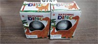 (2) HATCHING DINOS NEW IN PACKAGE