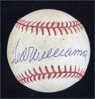 Ted Williams autographed baseball-no COA