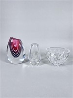 Kosta Swedish Glass Grouping