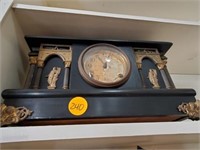 1OLD MANTLE CLOCK - WITH KEY