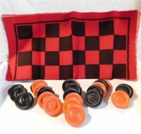 Oversize checkers & checkerboard mat - Connect