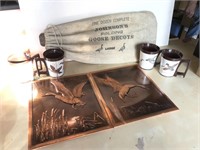 Goose decoys, books, and more hunting items