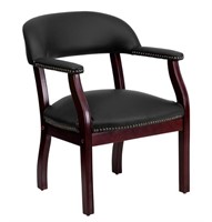 OFFICE STAR TRADITIONAL GUEST CHAIR, BLACK