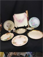 (10) Pieces Hand Painted China