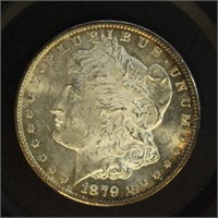 US Coins 1879-S Morgan Silver Dollar, circulated