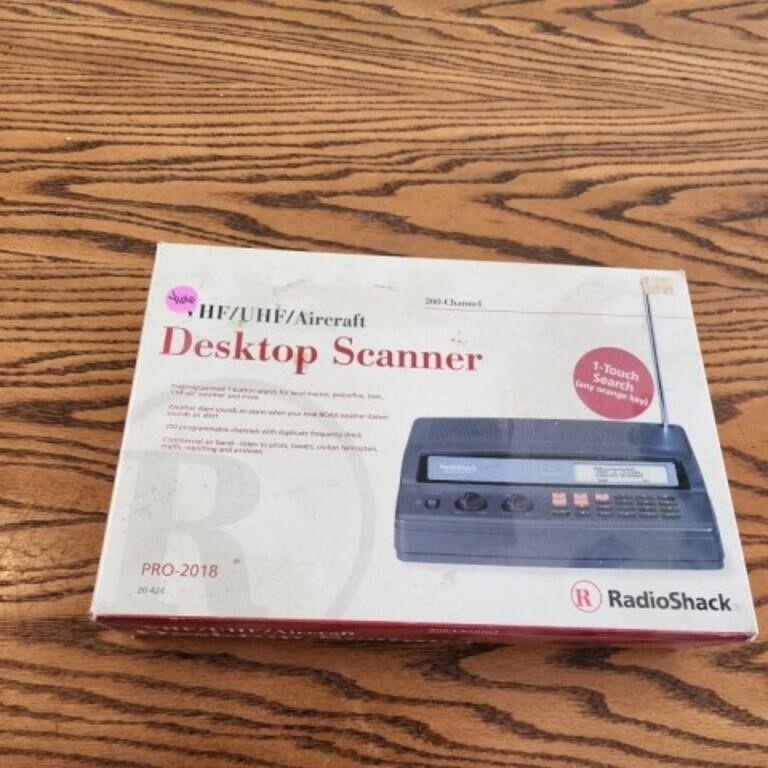 Radio Shack Desk Top Scanner