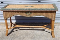 Typhoon Multicolor Wicker and Reed Coffee Table