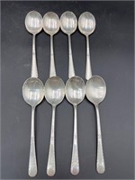 300 grams sterling silver spoons