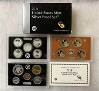 2011 US Mint Silver Proof Set