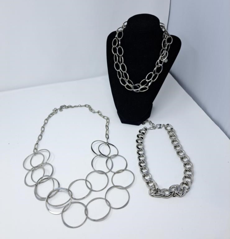 Trio of Graziano necklaces