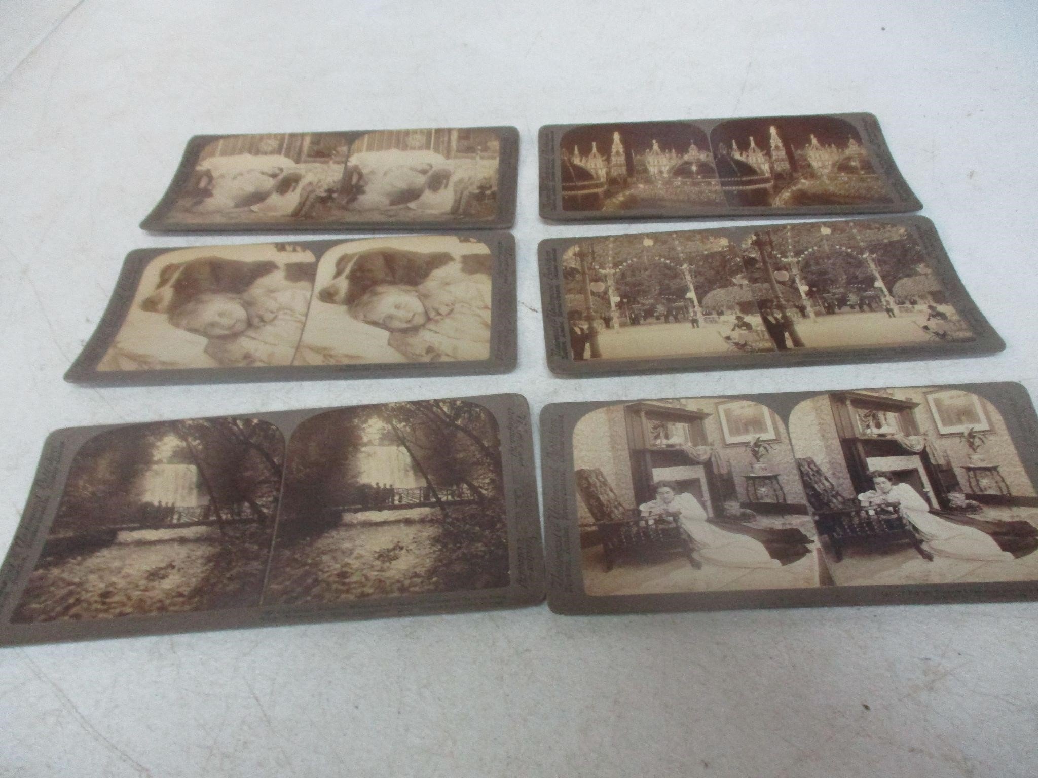 6 Vintage Photo View Cards