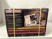 NEW IN BOX CRAFTSMAN 10" COMPOUND MITRE SAW