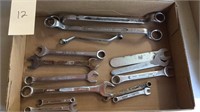 Assorted wrenches etc