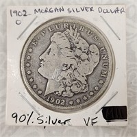 1902 New Orleans Morgan Silver Dollar 90%