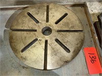 18" Slotted Face Plates