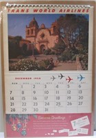 1958 Trans World Airlines Calendar