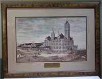 Framed Print Union Station 1900