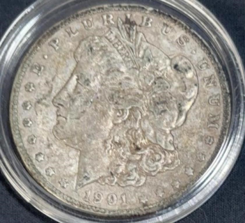 1901 O Morgan Silver Dollar