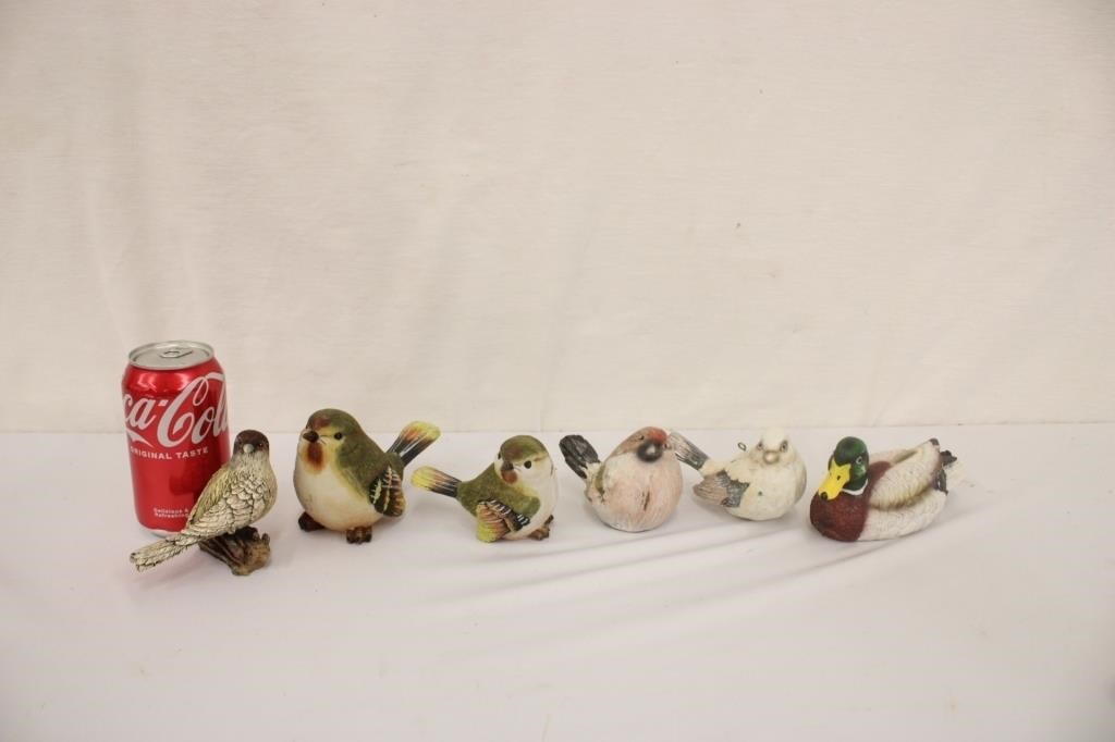 5 Decorative Birds & Duck