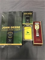 John Deere collector cards, watch