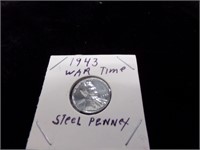 1943 war time steel penny