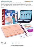 New Complete Suture Practice Kit for Medical