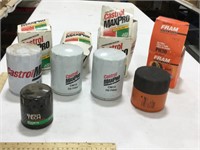 Oil filters-Castrol MaxPro, Fram, & Super Tech